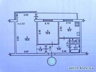 990020 продаж 2-к квартира Київ, Шевченківський, 57500 $