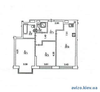 998158 продаж 2-к квартира Київ, Шевченківський, 160000 $