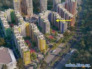 2-к квартира в ЖК Чаривне мисто, 65м, 3 дом, 12 этаж. Бориспольская 18