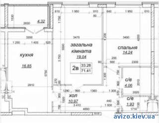 2-к ЖК Одеський бульвар