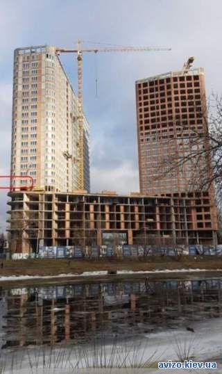 2-х кімнатна квартира Rusaniv Residence 8-й поверх 72m2.