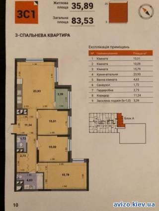 Продажа квартиры Киев, Дарницкий, Днепровская набережная код 211575188