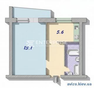 Продается <a class='adt__geo' href='/nerukhomist/prodazh-kvartyr-budynkiv/kvartyry/kyiv-misto/q-1-кімнатні/'>1 кімната</a>-комнатная квартира, ст.м. Берестейская