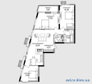 Продаж 3к квартири -91.1кв.м. ЖК Метрополіс, вул. Заболотного,1 буд.4