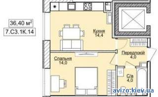Недорогая квартира в Буче
