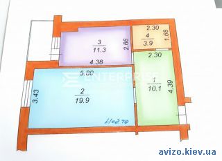 Продам <a class='adt__geo' href='/nerukhomist/prodazh-kvartyr-budynkiv/kvartyry/kyivska-oblast/q-1-кімнатні/'>1 кімната</a>-комнатную квартиру, Софиевская Борщаговка