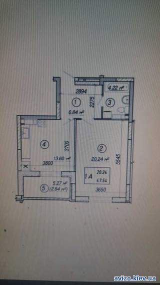 942354 продаж 1-к квартира Київ, Дарницький, 43000 $