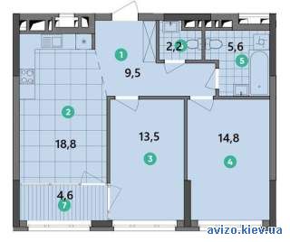 1011417 продаж 2-к квартира Київ, Подільський, 93000 $