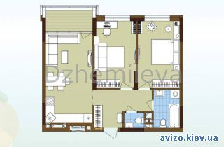 Продам <a class='adt__geo' href='/nerukhomist/prodazh-kvartyr/kyiv/q-2-кімнатні/'>2 кімнати</a>-комнатную квартиру