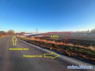 ділянка сільськогосподарського призначення Фастівський, Данилівка, Ц..