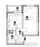 1-комнатная квартира, 43 м.кв.