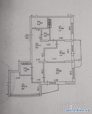 3-комнатная квартира, 96.6 м.кв.